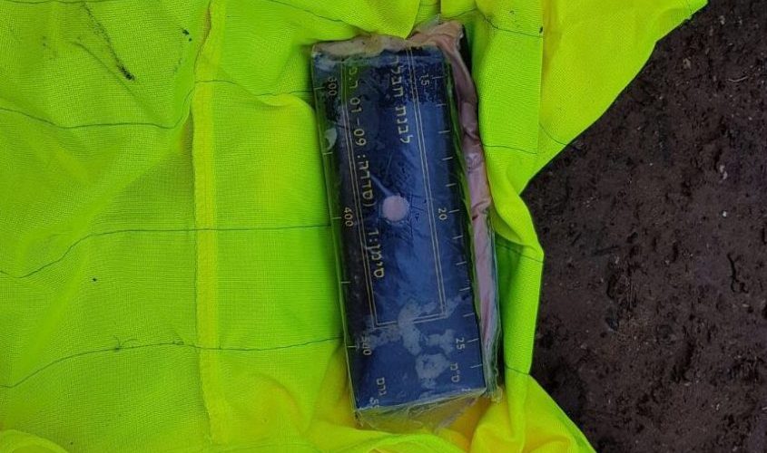 מטען לבנת חבלה. צילום אילוסטרציה: דוברות המשטרה