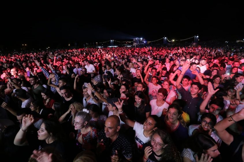 קהל הופעה פסטיבל דרום עולה 2018. צילום: אדי ישראל