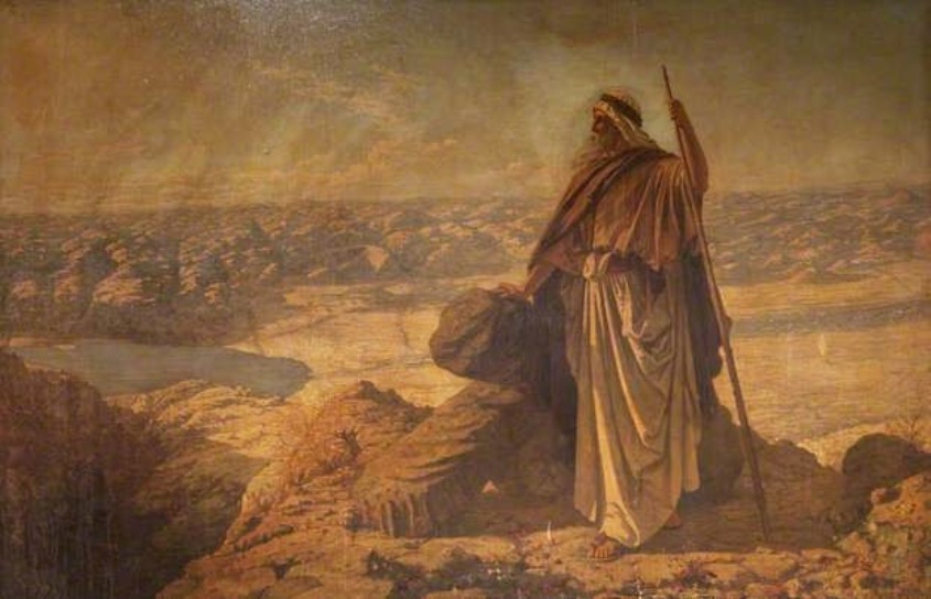 משה על הר נבו, רוברט הוק דאולינג. Paisley Museum and Art Galleries, Renfrewshire Council Collections