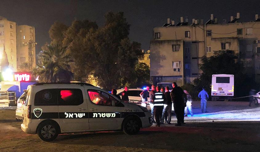 זירת הרצח. צילום: דוברות המשטרה