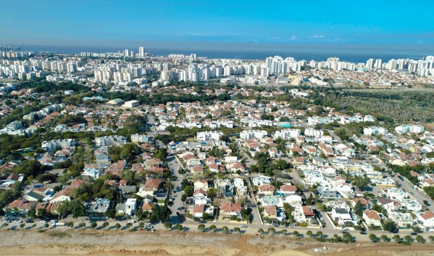 אשקלון במבט מלמעלה. צילום אויר: תומר אלעד