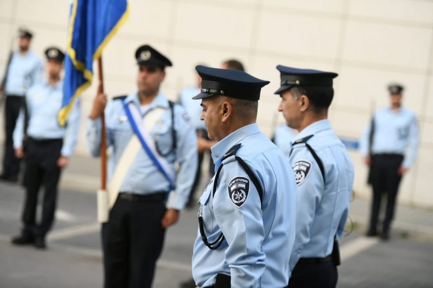 טקס חילופי מפקד המרחב. צילום: דוברות המשטרה