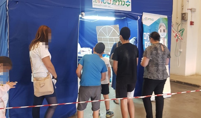 בדיקת קורונה לתלמידי אמנויות