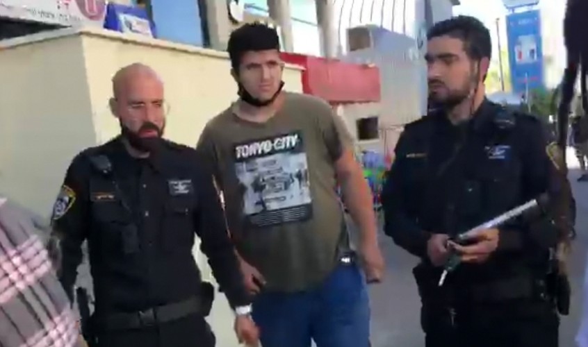 רון מכלוף בעת מעצרו