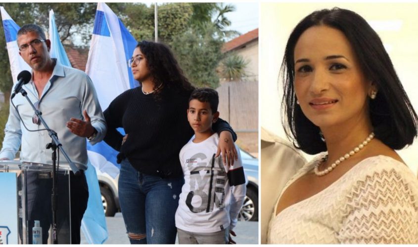 עדי ז"ל, בני המשפחה בטקס. צילום: אלבום משפחתי, אלדד עובדיה