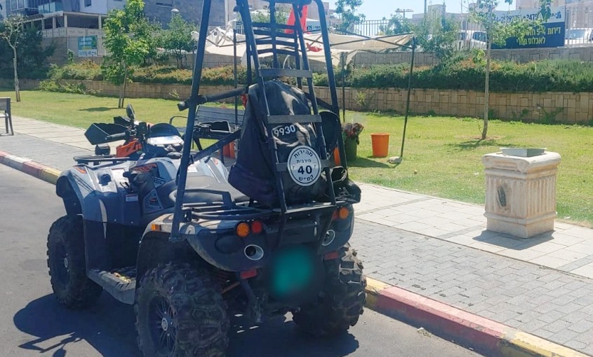 פעילות המשטרה נגד טרקטורונים. צילום: דוברות המשטרה