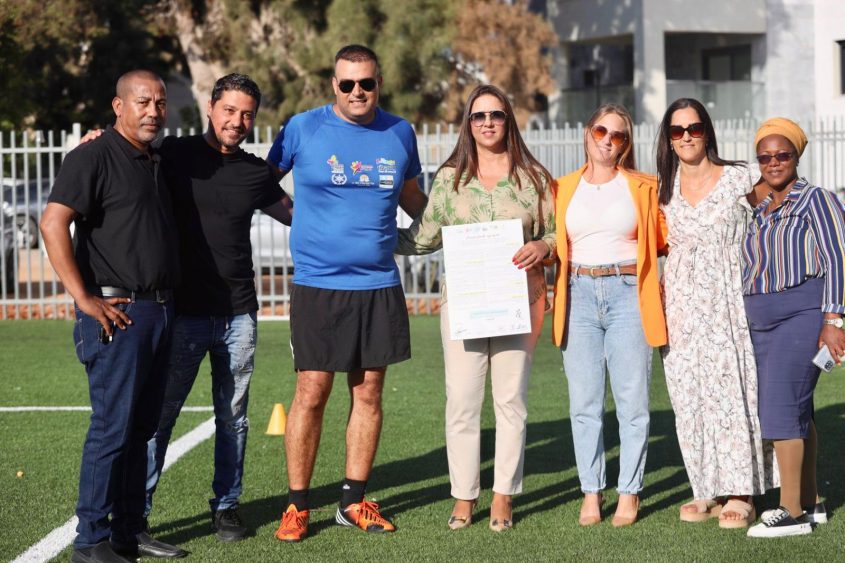 טורניר כדורגל תלמידים נגד שוטרים. צילום: אלדד עובדיה