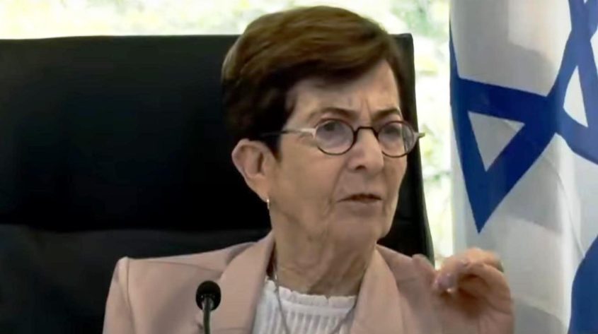 השופטת בדימוס, דברוה ברלינר. צילום: לע"מ