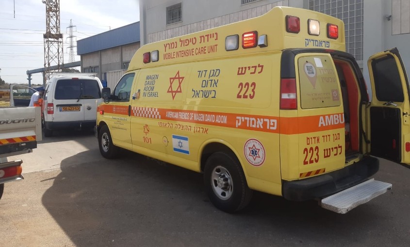 ניידת טיפול נמרץ. צילום ארכיון: דוברות מד"א