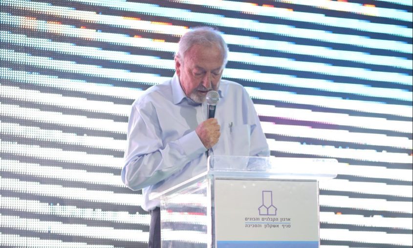 דוד רוזנר. צילום: אלדד עובדיה, דוברות ארגון הקבלנים סניף אשקלון