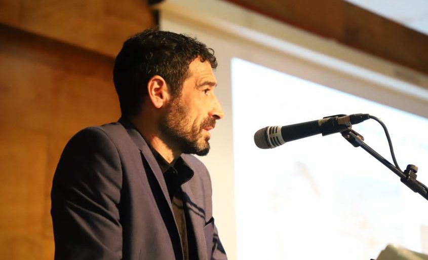 דר' דוד דויטש במכללה האקדמית אשקלון. צילום: אשר דיין