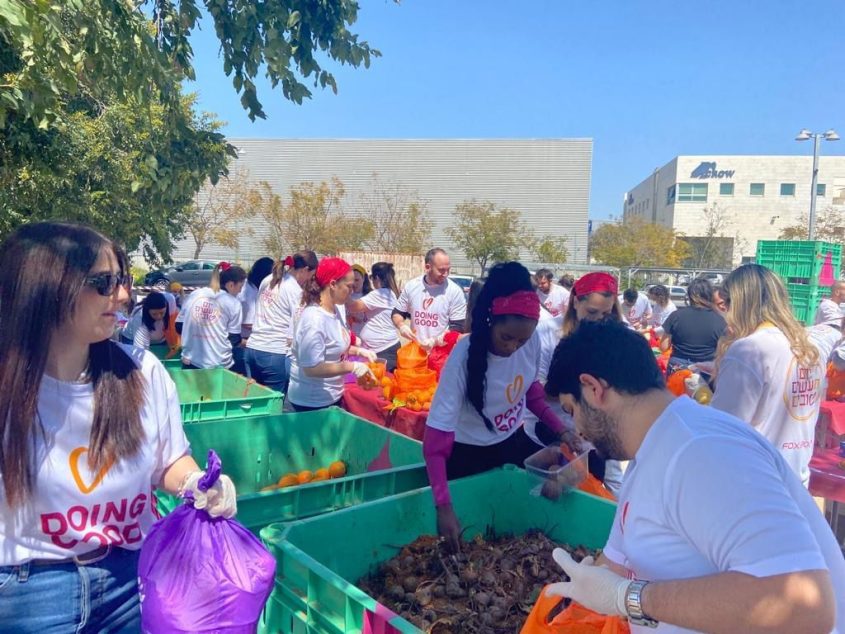 יום המעשים הטובים. צילום: עמותת רוח טובה מקבוצת אריסון