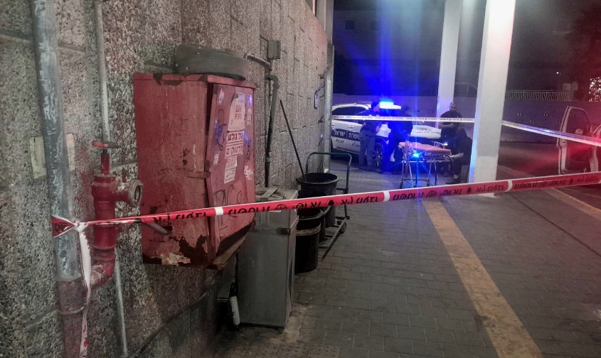 זירת האירוע בתחנה המרכזית