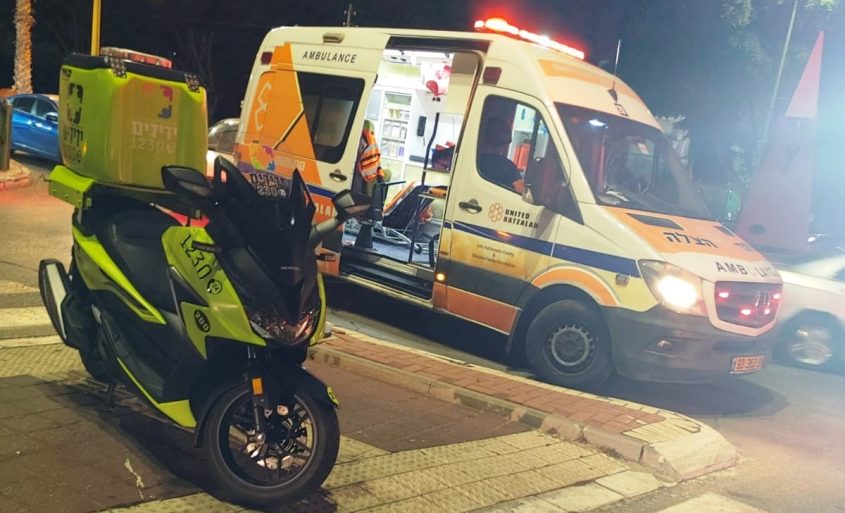 זירת האירוע. צילום: דוברות איחוד הצלה