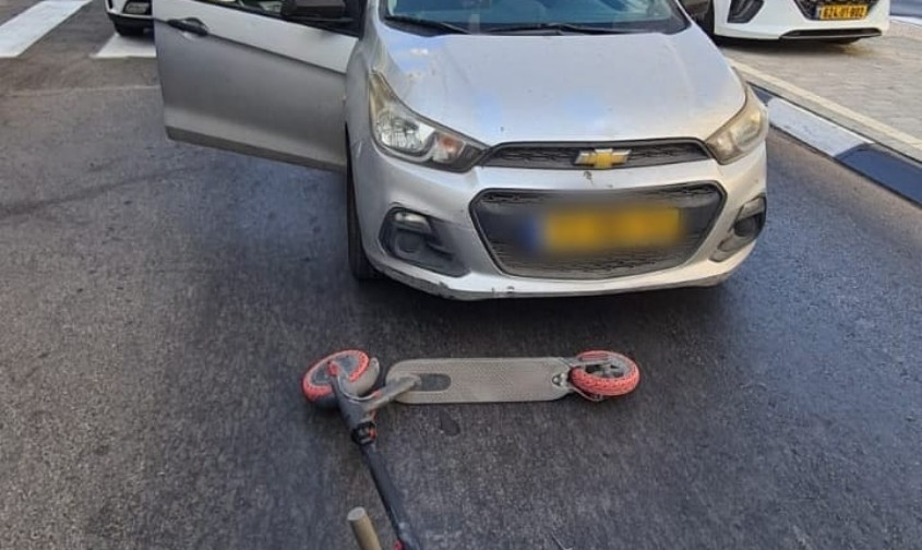 זירת התאונה. צילום: תיעוד מבצעי מד"א