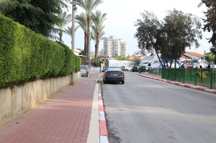 סמטת איילון בברנע לקראת שדרוג. צילום: אלדד עובדיה