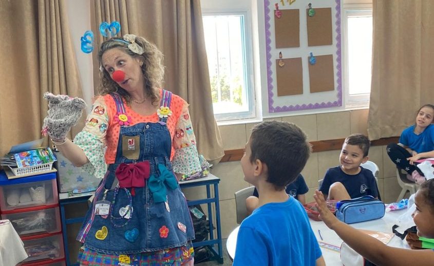 ססיליה וולין-יפרח, במהלך קורס ליצנות בביה"ס הראל