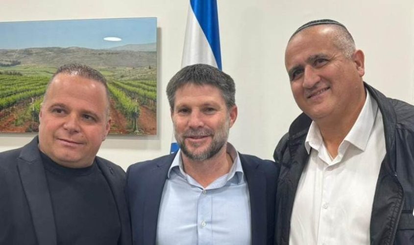 אל"מ במיל' אליהו פלאח, השר סמוטריץ', רה"ע תומר גלאם