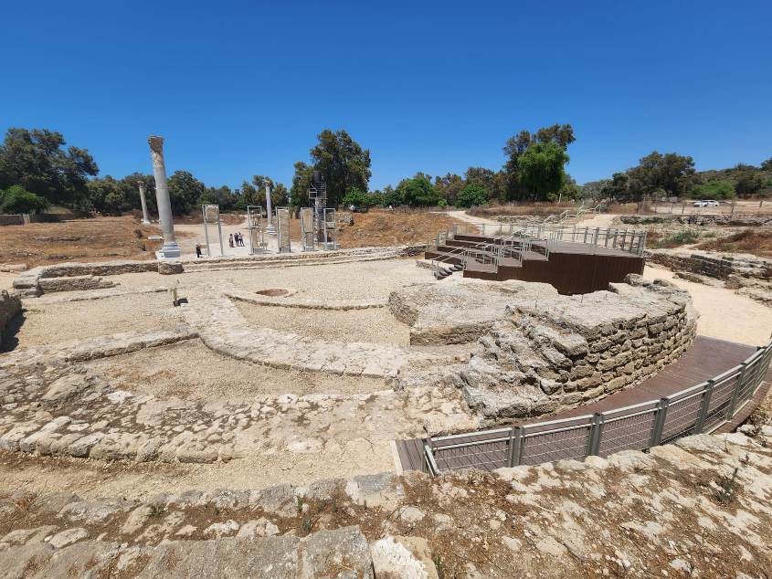 מתחם האודיאון בגן לאומי אשקלון. צילום: אירינה דובינסקי, רט"ג