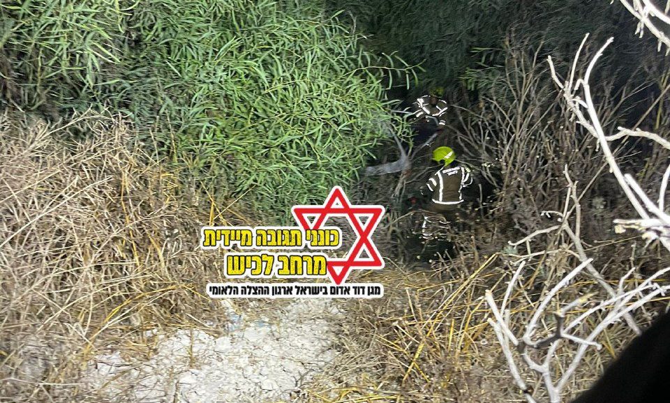 חילוץ הלכודות. צילום: מד"א