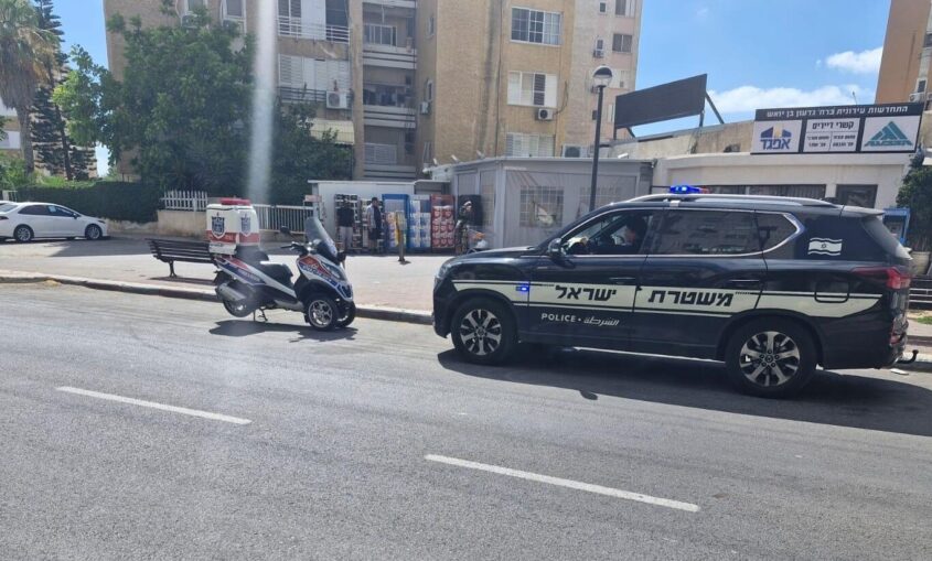 הזירה ברחוב גדעון בן יואש. צילום: זק"א