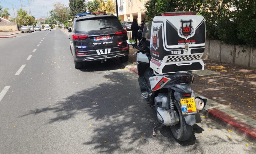 הזירה ברחוב גדעון בן יואש. צילום: יחידה 360