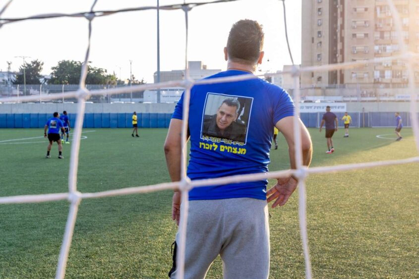 טורניר קהילה אתיופית ומשטרת אשקלון. צילום: סיון מטודי