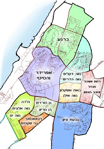 שכונות אשקלון