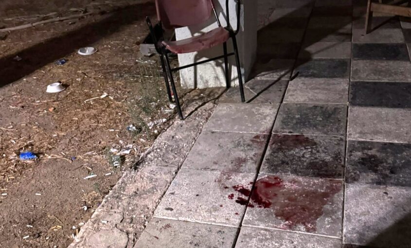 זירת האירוע ברחוב מימון