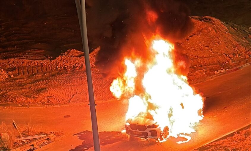 הרכב שעלה באש. שימוש לפי סעיף 27א'