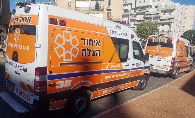 אמבולנס. צילום ארכיון: איחוד הצלה