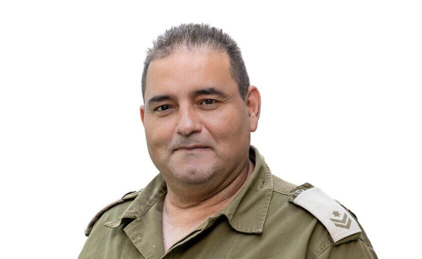רס"ב שמעון פרץ. צילום: נוי עינב