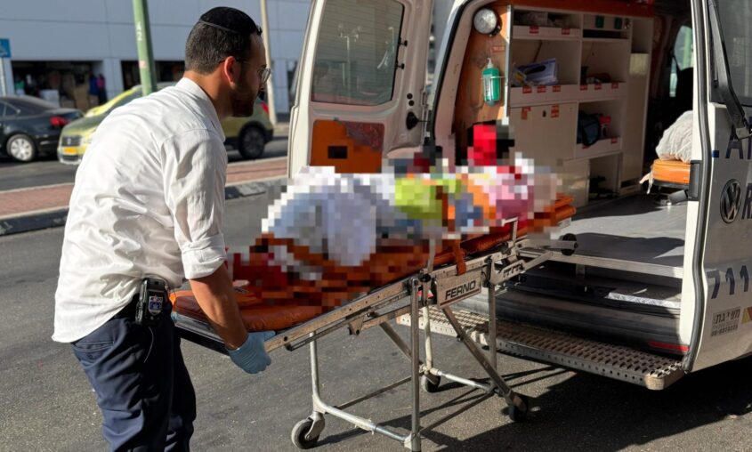 זירת האירוע. צילום: זק"א