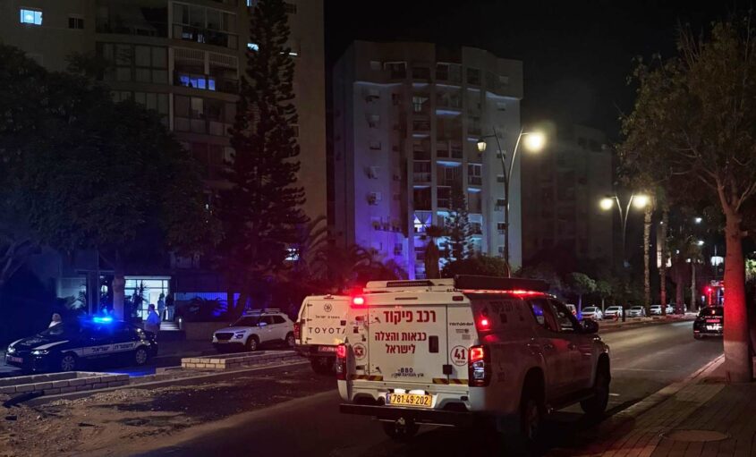זירת האירוע ברחוב שפירא