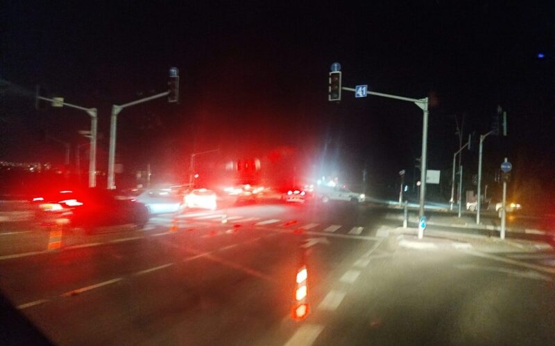 כביש הכניסה הצפונית לעיר, כעת. צילום: סביון ברייר