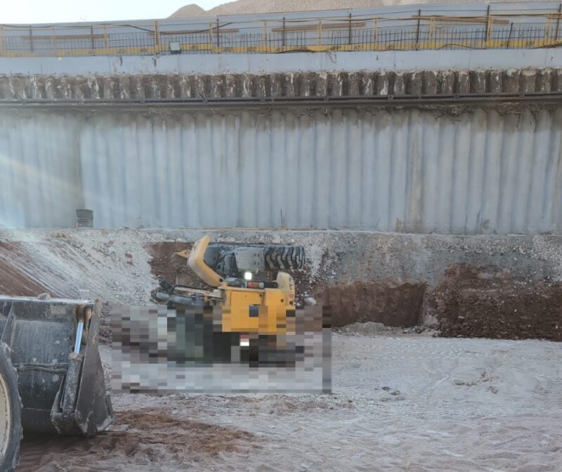זירת התאונה בלוד. צילום: כב"ה