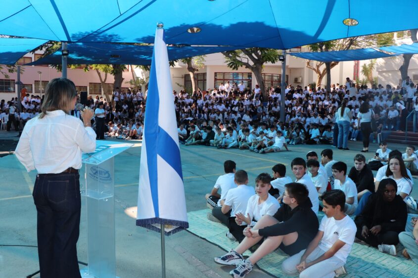 טקס זיכרון לשבעה באוקטובר במקיף א'