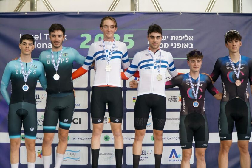 ניצן על הפודיום. צילום: יוליה בטאט