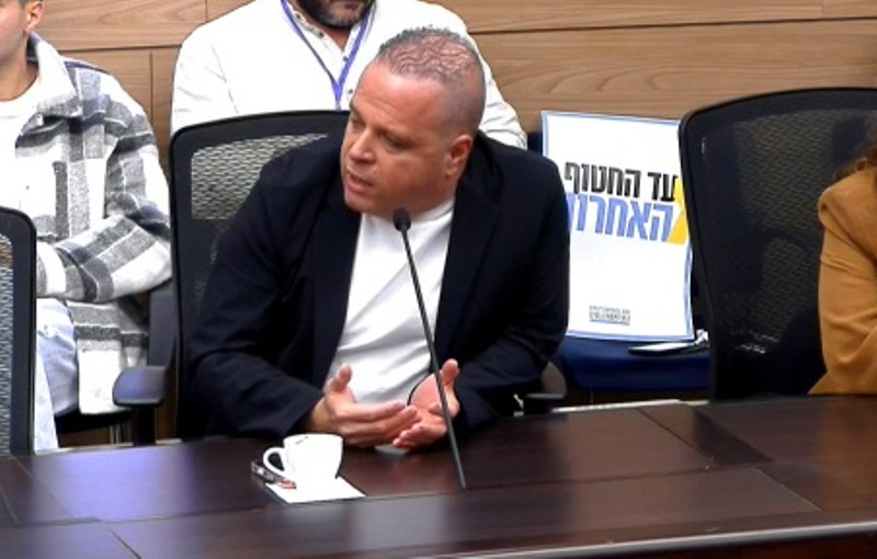 ראש העירייה תומר גלאם בוועדת הכספים. צילום: מתוך אתר הכנסת