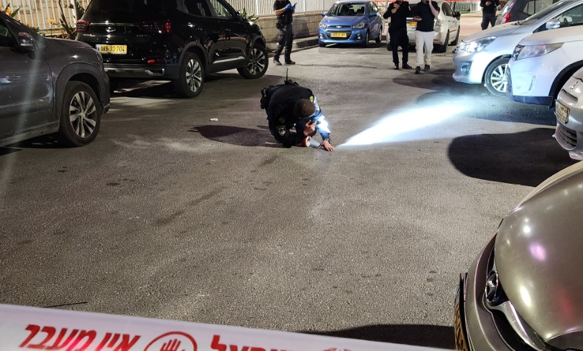 זירת האירוע ברחוב משה ובר