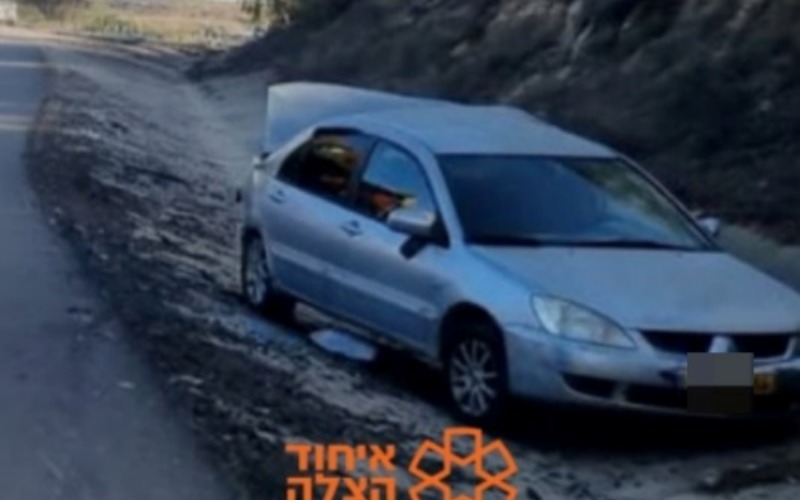 זירת התאונה ליד צומת יד מרדכי. צילום: איחוד הצלה