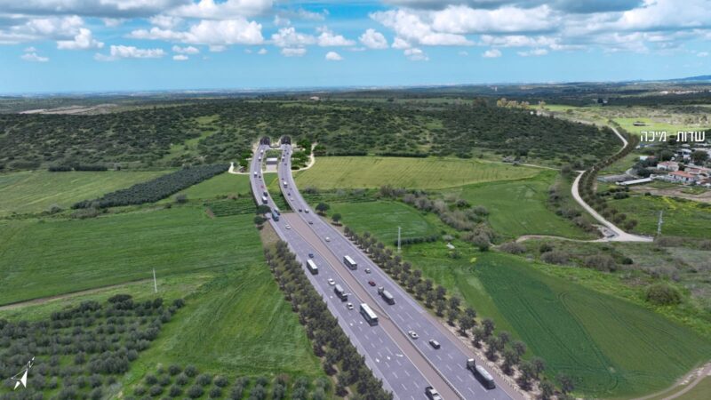 שדרוג כביש 383. קרדיט: ינון הנדסה.