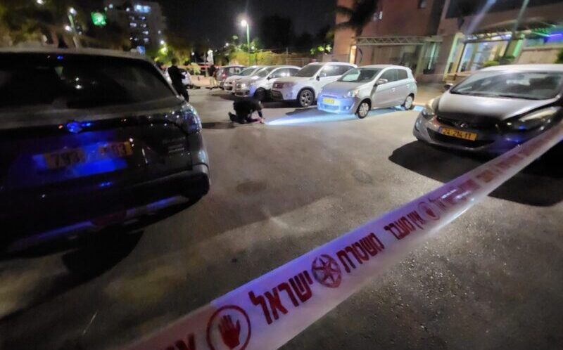 זירת האירוע ברחוב משה ובר