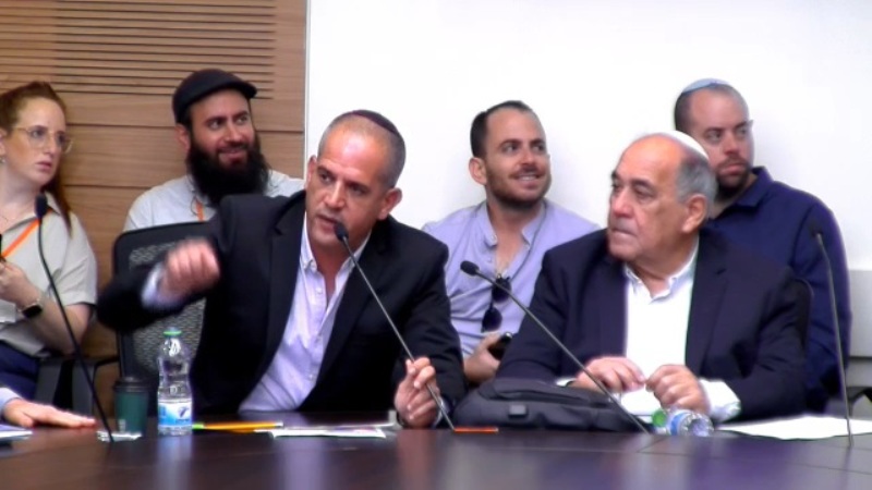 איתמר רביבו בוועדת הכספים. צילום: מתוך אתר הכנסת