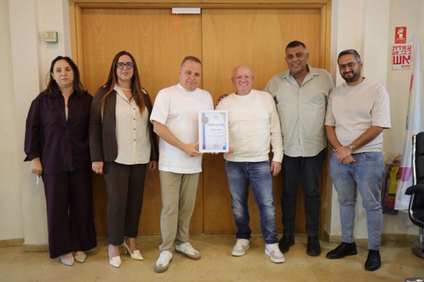 מצטייני השירות בעיריית אשקלון. צילום: אלדד עובדיה