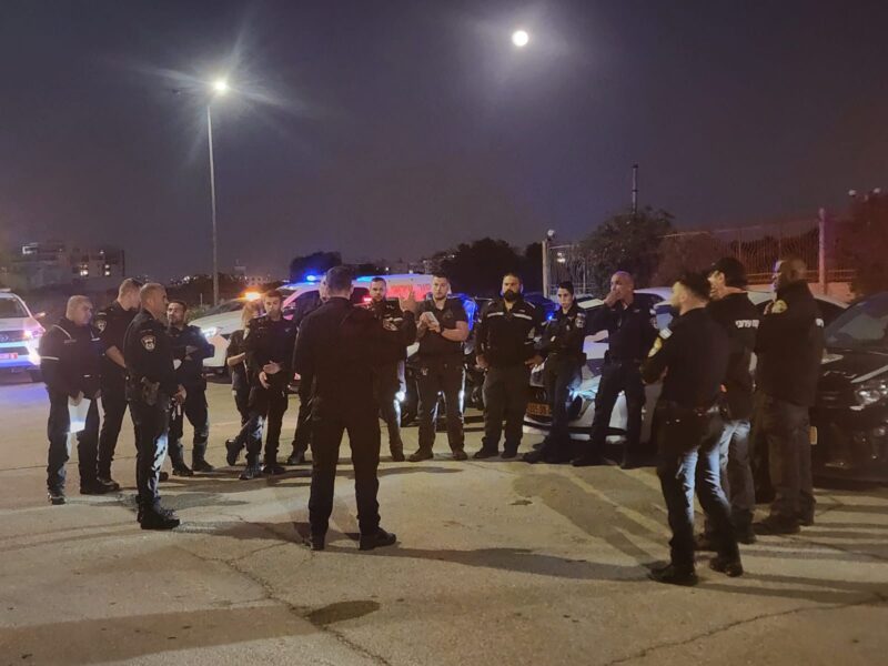 מבצע תנועה באשקלון. צילום: דוברות המשטרה
