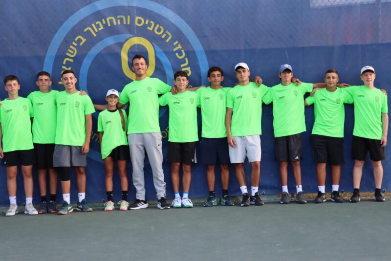 תומר צירקין, מאמן הקבוצה התחרותית של מרכז הטניס והחינוך אשקלון. צילום: אלונה סבידינסקי