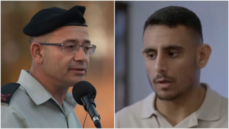 אורי אלמקייס, רומן גופמן. צילומים: מתוך "המקור", דובר צה"ל