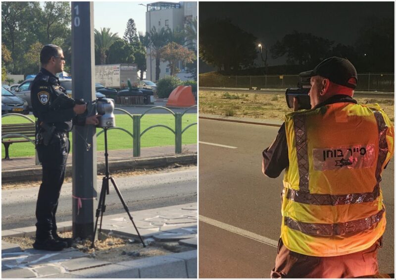 מבצע תנועה באשקלון. צילום: דוברות המשטרה