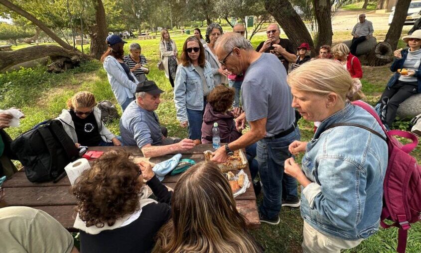 ביקור מורי בדרך באשקלון. צילום: דוברות עיריית אשקלון